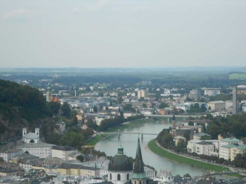 View from the Hohensalzburg  castle 