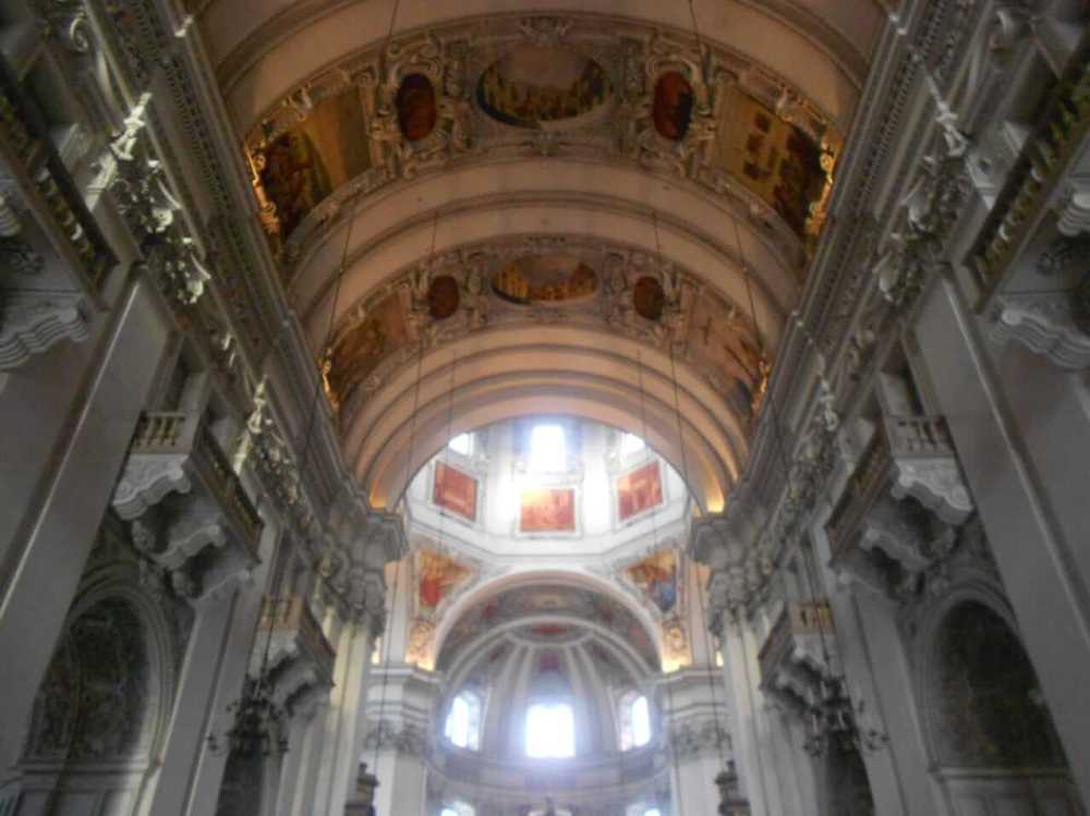 Inside of Church in Salzburg 