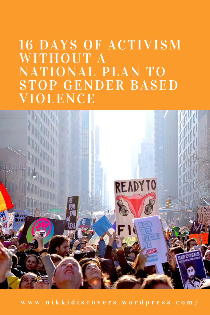 16 days of activism against violence towards women and children 