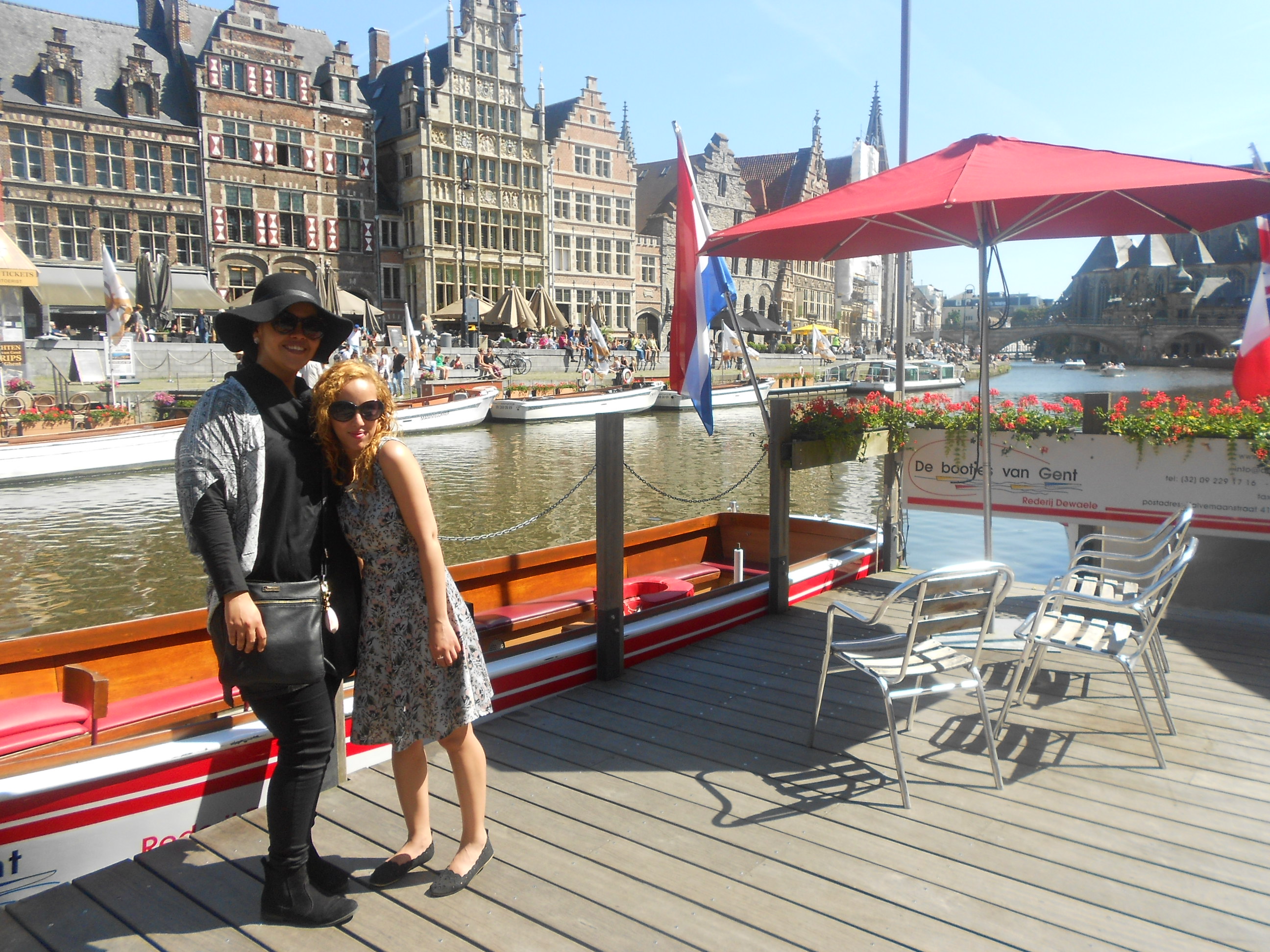 Bilqees and I in Ghent