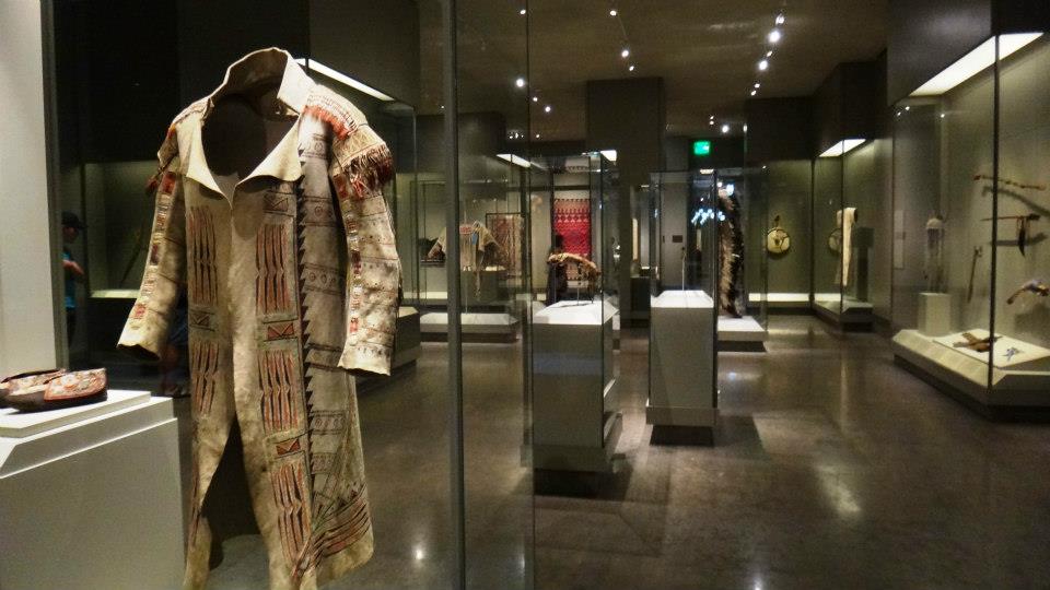 The wing containing Native American Art is one of the newest additions.