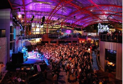 The Power and Light district is a great place to hear live music. The area is also an open bar so you can walk around with the drink of your choice from one club to another.