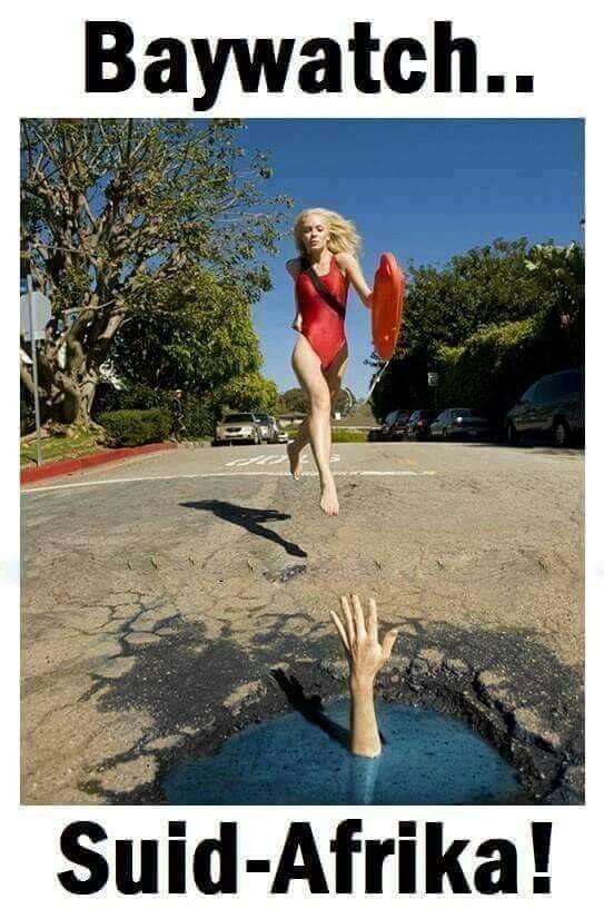Pothole memes only in South Africa ha ha ha
