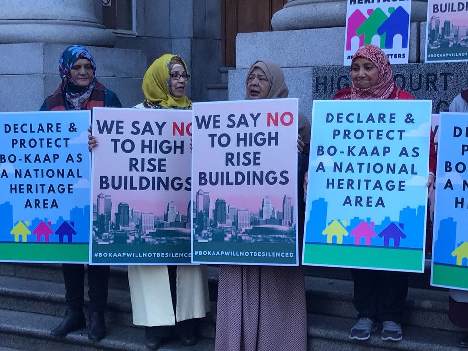 Bo-Kaap protestors