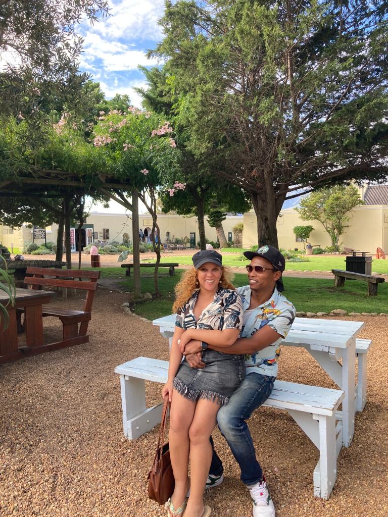 Noordhoek farm village with Nicolette Peters and Nkululeko Makhubu smiling